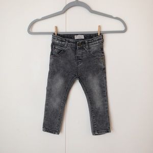 Zara Baby Jeans, 12-18m, Black